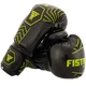 Перчатки боксерские на липучке Fistrage Fight Gear 5564 размер 12 унций Black-Green - изображение 2