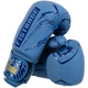 Перчатки боксерские кожаные на липучке Fistrage Fight Gear 5539 размер 10 унций Blue - изображение 2