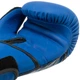 Перчатки боксерские на липучке Fistrage Fight Gear 5556 размер 10 унций Blue-Black - изображение 5