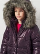 Детская зимняя длинная куртка для девочки Coccodrillo Outerwear Girl Kids ZC4152114OGK-016 92 см Фиолетовая (5904986409435) - изображение 4