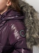 Детская зимняя длинная куртка для девочки Coccodrillo Outerwear Girl Kids ZC4152114OGK-016 92 см Фиолетовая (5904986409435) - изображение 5