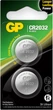 Baterie GP Lithium Button Cell 3.0V CR2032-7U2 blister 2 szt. (4891199139192) - obraz 1