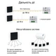 Проходной дистанционный беспроводной выключатель, радиовыключатель Inted RB4 (не требует батарейки) черный - изображение 5