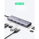 Адаптер-док станція Ugreen CM511 (60383) USB-C: HDMI, USB 3.0, SD/TF, PD (сірий) - зображення 2