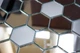 Мозаика зеркальная DecorStoneHub Zs-hex-ZS серебристая с сатином 304х303 мм шестигранник для клуба (004178) - изображение 2