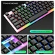 Игровой комплект Gaming Combo 4-in-1 T-Wolf TF-240 (клавиатура, мышь, наушники, коврик) геймерский комплект - изображение 5