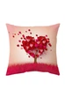 Подушка День святого Валентина Valentine's Day двухсторонняя 40х40 см (p0819) - изображение 2