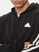 Толстовка на молнии мужская Adidas Sportswear M FI 3S FZ IR9159 M Черная (4067892696151) - изображение 13