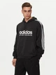 Худи утепленное оверсайз мужское Adidas M TIRO HOODIE BLACK IV8126 S Черное (4067892556851) - изображение 1