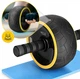 Ролик (гимнастическое колесо) для пресса 4FIZJO Ab Wheel XL Black/Yellow (P-5907739314444) - изображение 3