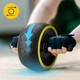 Ролик (гимнастическое колесо) для пресса 4FIZJO Ab Wheel XL Black/Yellow (P-5907739314444) - изображение 9