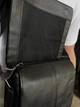 Сумка-месенджер шкіряна 22x26x6 / барсетка для активного чоловіка, чорна - зображення 5