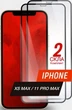 Защитное стекло на весь экран для iPhone Xs Max/11 Pro Max Комплект из 2 шт. Защитное стекло на айфон Xs Max / 11 Pro Max (2 шт в комплекте) Glass Shield - изображение 1
