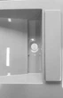 Цельнолитая столешница Snail Луция R/L 910х600мм с накладкой белый глянець 18А100L - изображение 2