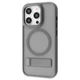 Чехол с подставкой Proove Mainstay Case with Magnetic Ring MagSafe для Apple iPhone 16 Pro Max gray - изображение 1
