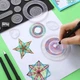 Дитячий набір лінійок - шаблонів для малювання Creativo творчий комплект трафаретів для дітей, 22 шт, прозорий (99137167) - зображення 4
