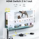 HDMI сплиттер / коммутатор двунаправленный на 2 порта 4K свитч bi direction Switch Splitter свич переключатель - изображение 8