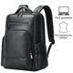 Кожаный рюкзак BOPAI 61-123281 15,6" 44x36,5x20см черный - изображение 1