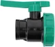 Кран шаровой прямой FLO 1 1/4" x 1 1/4" ВВ PP - изображение 1