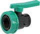 Кран шаровой прямой FLO 1 1/4" x 1 1/4" ВВ PP - изображение 2