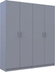 Комплект шкафов для одежды Doros Промо 2+2 180х48х204 Серый (80737766) - изображение 1