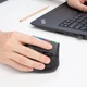 Вертикальна комп'ютерна миша Delux M618c бездротова мишка з USB приймачем 2.4G та RGB-підсвічуванням, чорний (99199733) - зображення 2
