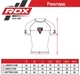 Рашгард RDX на короткий рукав, схвалена IMMAF, Чорно червона L - зображення 4
