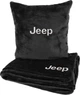 Подушка и плед в авто EVAtech из махры S для Jeep черные (MBLMPSSBV014) - изображение 1