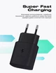 Швидка зарядка 25W для Samsung Galaxy Super Fast Charging PD type-C EP-TA800-11, зарядний пристрій black - изображение 3