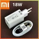 18W швидка зарядка Xiaomi + кабель type-C Quick Charge 3.0 MDY-11-EF POCO зарядний пристрій white - изображение 1