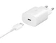 25W швидка зарядка для Samsung Galaxy Super Fast Charging PD type-C Power Adapter EP-TA800 з кабелем 1метр, зарядний пристрій білий - зображення 6