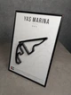 Металева Рамка 30x21см з 3D Трасою Yas Marina Circuit / Abu Dhabi (Yas Island), UAE / Яс Марина в Масштабі 1:40 000 Black Matte / Рамка-Підставка 2в1 на Стіну або Полку - зображення 7