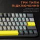 Клавіатура ігрова механічна GamePro GPMK-130G Pro Black Hot-Swap Outemu Red Swich RGB 2.4G/Bluetooth/USB - зображення 16