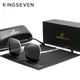 Жіночі поляризаційні сонцезахисні окуляри KINGSEVEN N7822 Gold Gray - зображення 1