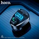 Автомобильный FM-трансмиттер Hoco DE24 (Bluetooth, LCD-дисплей, USB, TF-карта, зарядка устройств) - Черный - изображение 7