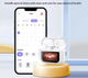 Беспроводные наушники Mzymi A8 Pro шумоподавляющие наушники Bluetooth с сенсорным управлением/ белые - изображение 2