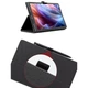 Чохол - книжка Textile Leather Case with Stand для Teclast M50 Mini, Black - зображення 3