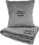 Подушка и плед в авто EVAtech из махры S для Audi серые (MBLMPSSGV096) - изображение 1