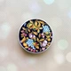 Держатель для смартфона / планшета попсокет Popsocket Белый :: Узор Фрукты (принт 4_7) - изображение 1