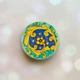 Держатель для смартфона / планшета попсокет Popsocket Серый :: Узор. Акварель (принт 4_3) - изображение 1
