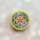Держатель для смартфона / планшета попсокет Popsocket Желтый :: Узор (принт 4_5) - изображение 1