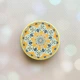 Держатель для смартфона / планшета попсокет Popsocket Желтый :: Узор (принт 4_2) - изображение 1