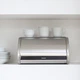 Хлебница Brabantia Roll Top Bread Bin Medium 17.3 х 26.5 х 31.6 см стальной 348907 (00860218) - изображение 3