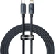 Кабель Baseus Crystal Shine USB-C to Lightning 2m 20W, Black (CAJY000301) 4945654 - изображение 1
