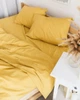 Постельное белье полуторное Dushka Home Вареный хлопок 21043 160х215 см желтое 4996725 - изображение 3