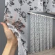Тюль батист, коллекция "Flora". Цвет белый с черно-белым принтом. Код 909т 4492337 - изображение 1