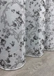 Тюль батист, коллекция "Flora". Цвет белый с черно-белым принтом. Код 909т 4492337 - изображение 8