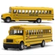 Модель автомобиля School bus 1:64. Игрушечная машинка Школьный автобус. Металлическая инерционная машинка - изображение 1