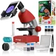Мікроскоп Bresser Junior 40x-640x Red з набором для дослідів та адаптером для смартфона (8851300E8G000) 4696968 - зображення 1