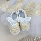 Ошатний комплект одягу для дівчинки Family Tradition велюр фатин мереживо 86 білий Красуня - зображення 5